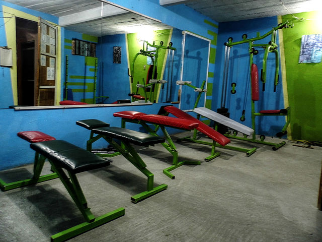 sala 1 parte del equipo para entrenar